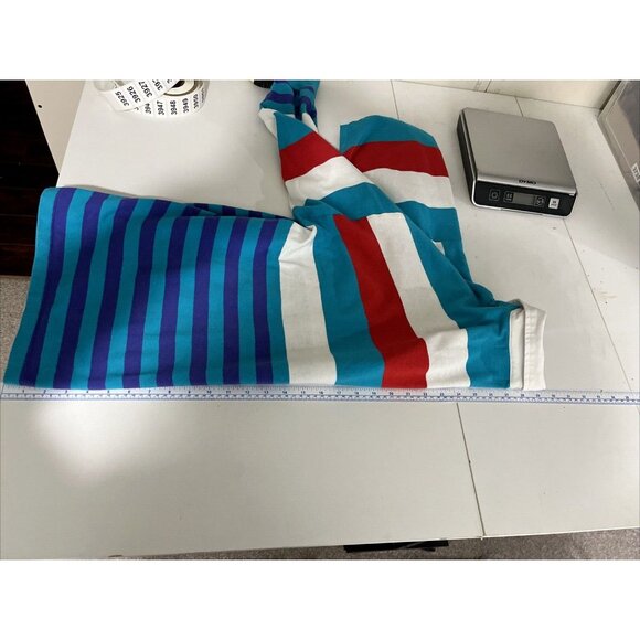 Davison's of Bermuda Vintage Cotton Striped Rugby Shirt Men's Size L - Picture 10 of 11